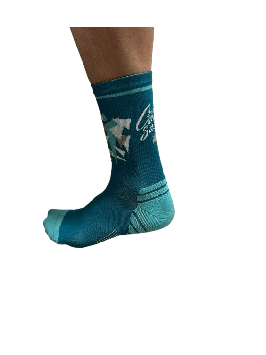 Chaussettes officielles Semi-Marathon Cancale Saint-Malo 2026 - Design Redge35